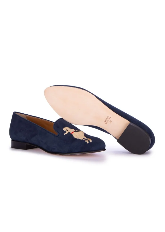 ROMA | BALLERINE TIFFANY CAMOSCIO BLU Offerta Giorno del Papà