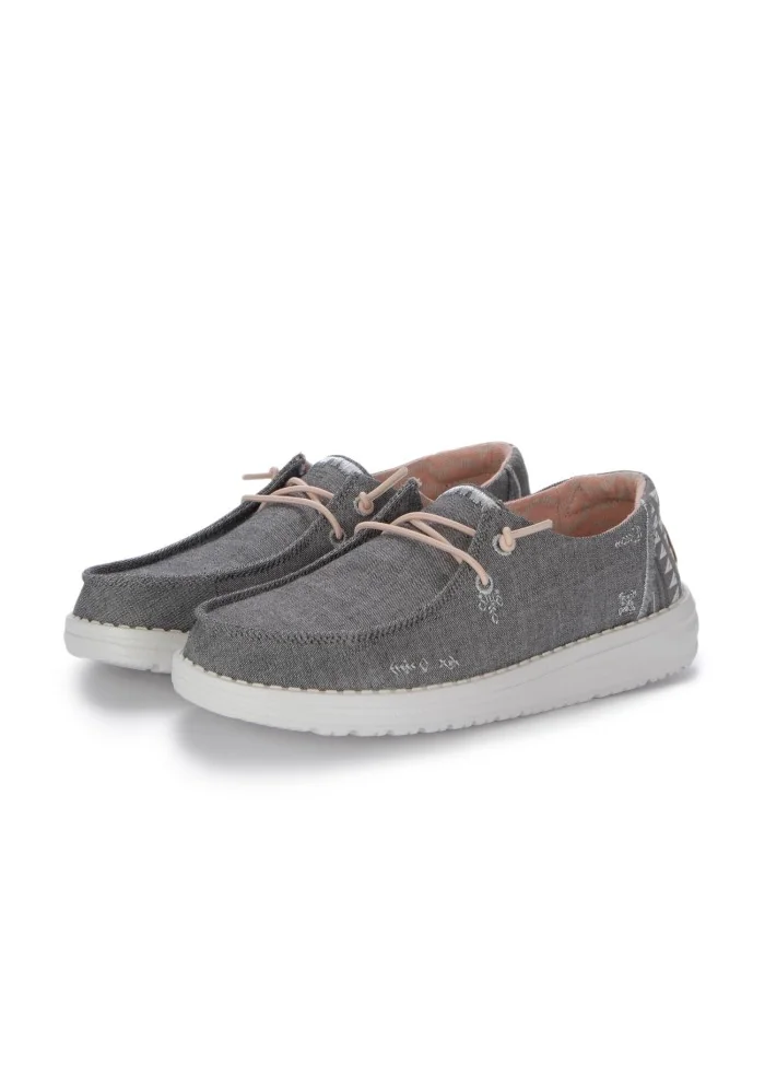 HEY DUDE | SCARPE BASSE WENDY BOHO GRIGIO Offerta migliore