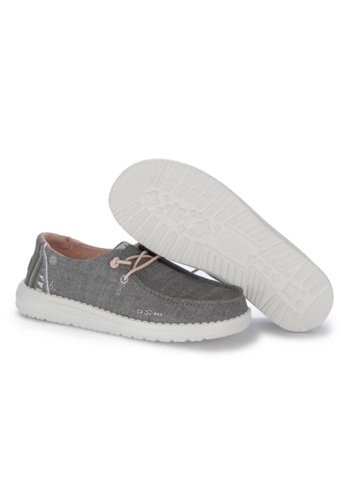 HEY DUDE | SCARPE BASSE WENDY BOHO GRIGIO Offerta migliore