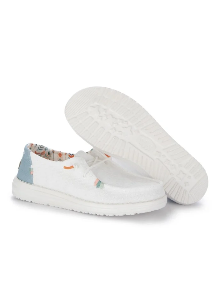 HEY DUDE | SCARPE BASSE WENDY BOHO BIANCO Latest fashion