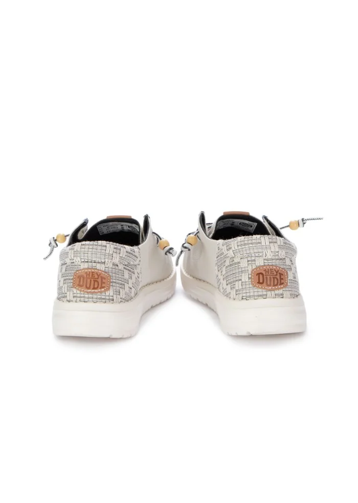 HEY DUDE | SCARPE BASSE WENDY FUNK JACQUARD BIANCO Offerta temporanea
