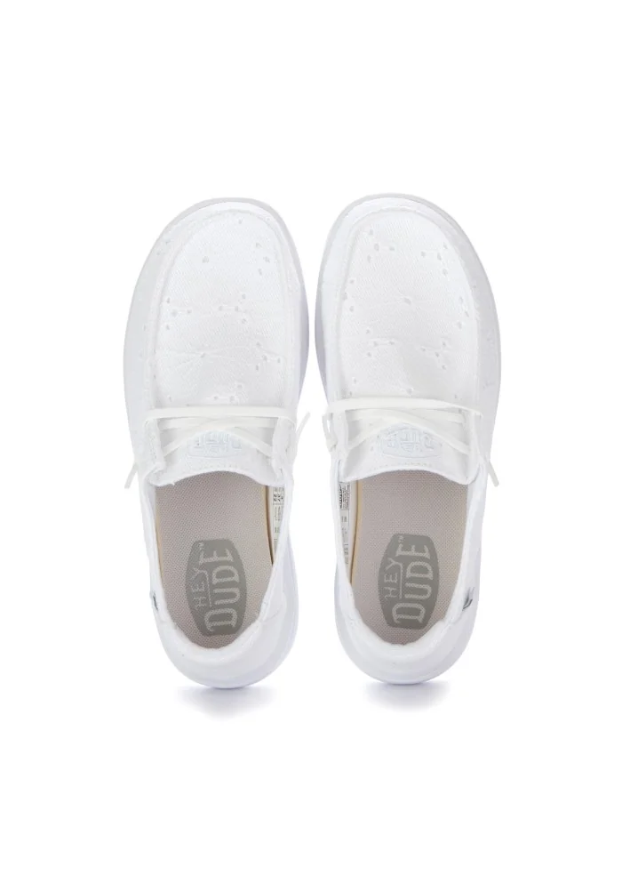 HEY DUDE | SCARPE BASSE WENDY RISE EYELET BIANCO Offerte esclusive
