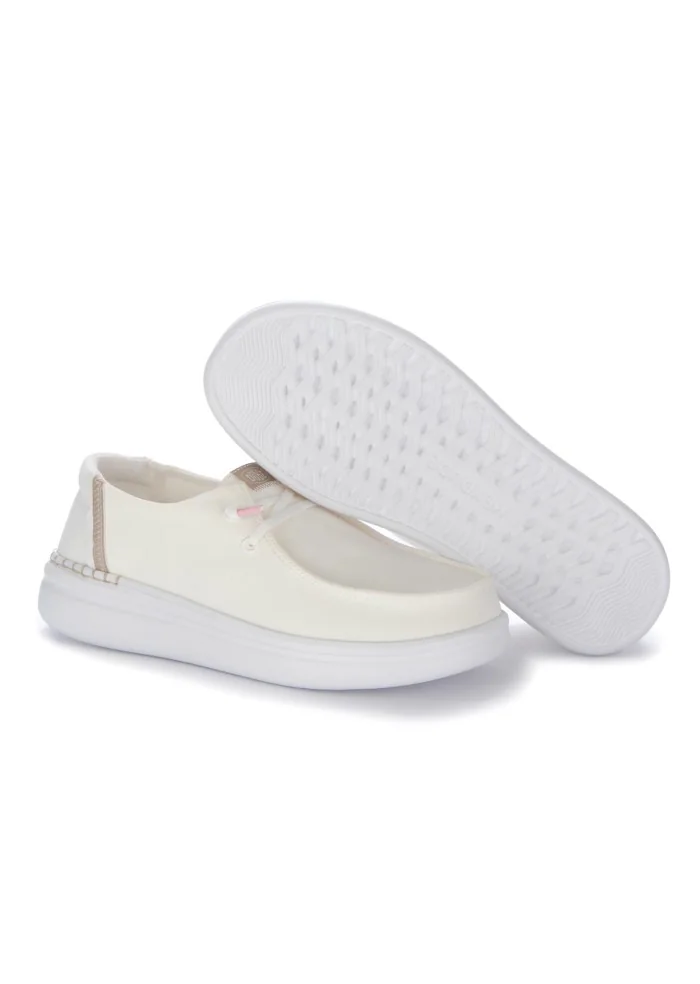 HEY DUDE | SCARPE BASSE WENDY RISE BIANCO Lightning offer