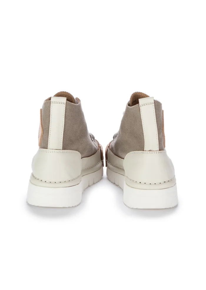 BNG REAL SHOES | SNEAKERS LA COCCO HIGH GRIGIO TORTORA PANNA Offerte stagionali