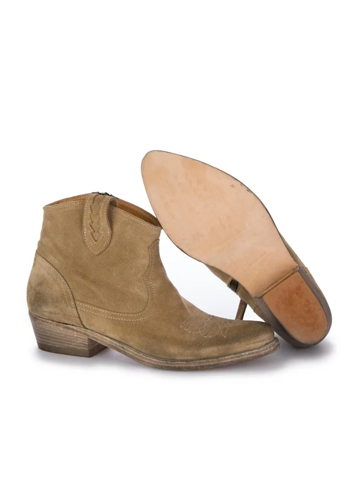 KEEP | STIVALETTI TEXANI CAMOSCIO DESERT BEIGE Offerte speciali