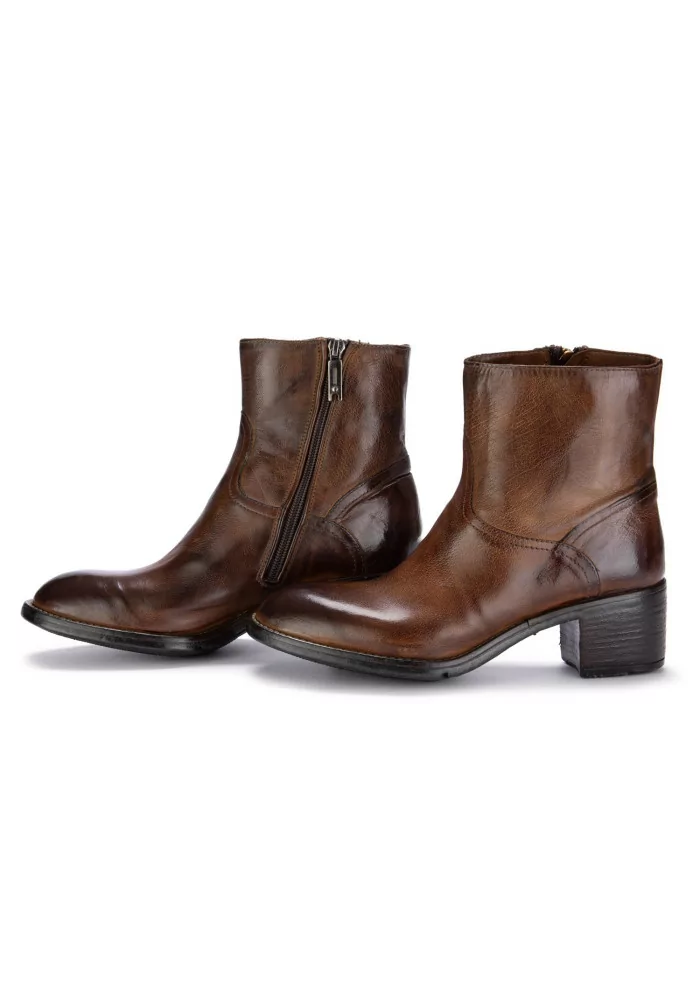 LEMARGO | STIVALETTI RANCH PELLE MARRONE Prezzo basso