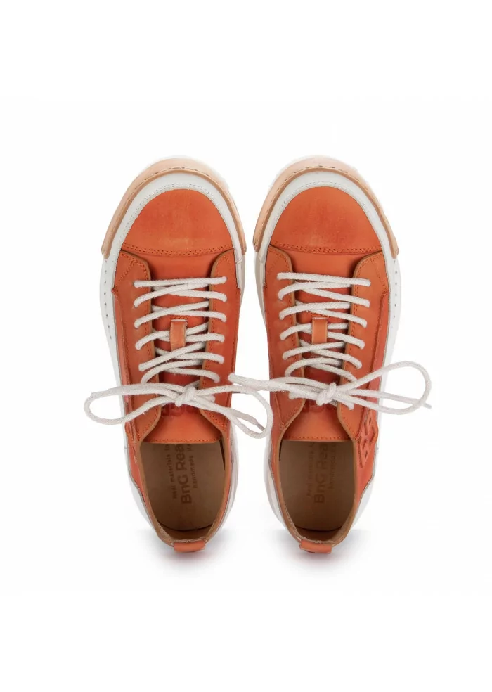 BNG REAL SHOES | SNEAKERS "L'ARANCINA" ARANCIONE BIANCO Super Saving Price