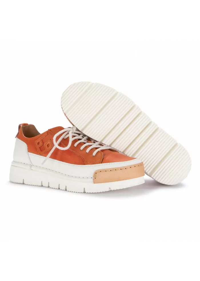 BNG REAL SHOES | SNEAKERS "L'ARANCINA" ARANCIONE BIANCO Super Saving Price