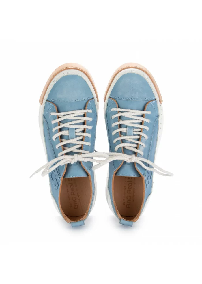 BNG REAL SHOES | SNEAKERS "LA NUVOLA" AZZURRO BIANCO Offerta settimanale