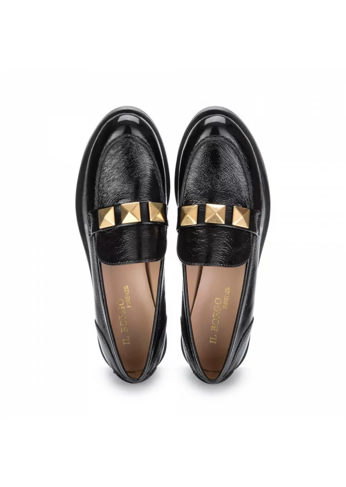 IL BORGO FIRENZE | SCARPE BASSE VERNICE FINISH NERO Ultimi due giorni