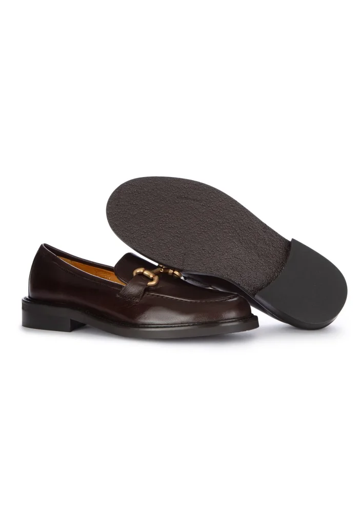 MARA BINI | MOCASSINI FRIDA SETA MARRONE Fino al 65% di sconto