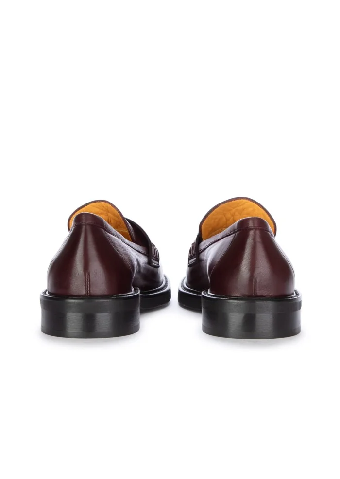 MARA BINI | MOCASSINI FRIDA SETA BORDEAUX Offerta speciale della fabbrica