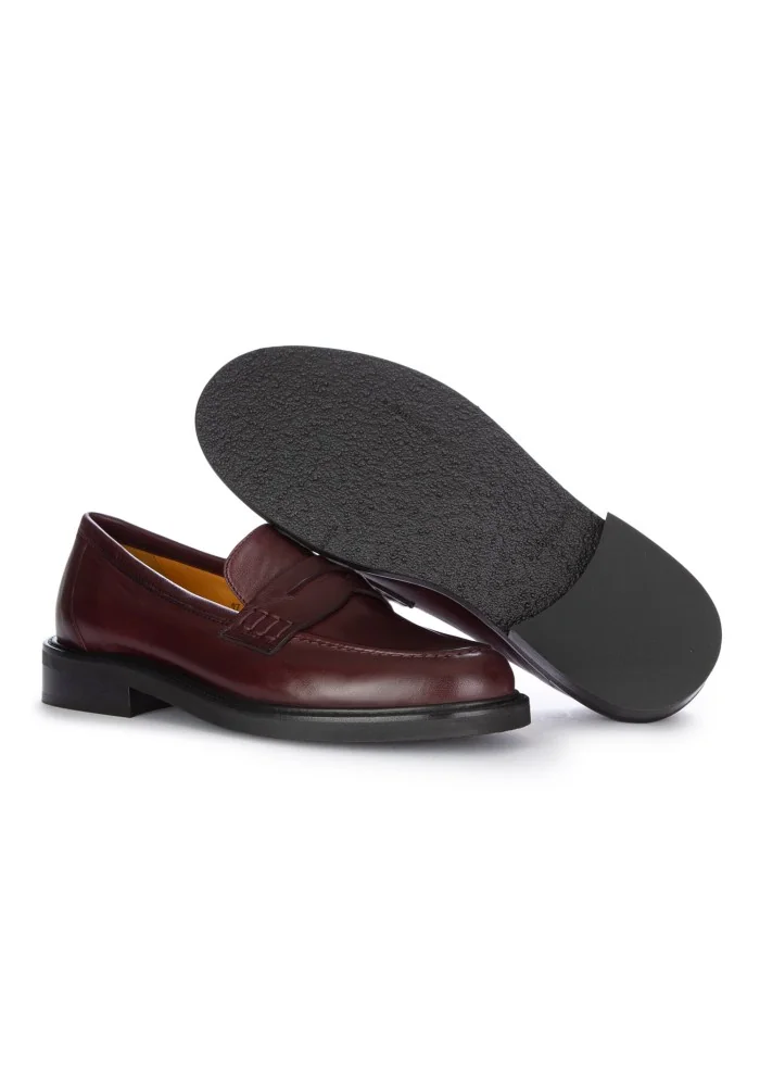 MARA BINI | MOCASSINI FRIDA SETA BORDEAUX Offerta speciale della fabbrica