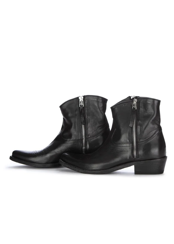 KEEP | STIVALETTI TEXANI CALIF CUOIO NERO Sostegno trimestrale