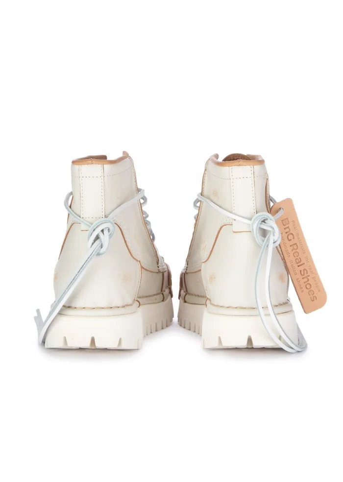 BNG REAL SHOES | SNEAKERS BIKER LA YANKEE CAFFELATTE BIANCO Solo un giorno rimasto