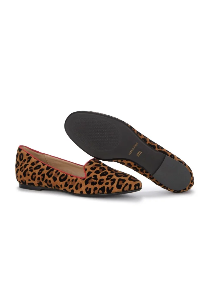 IL BORGO | BALLERINE LEOPARDINO MARRONE NERO ROSSO Officina