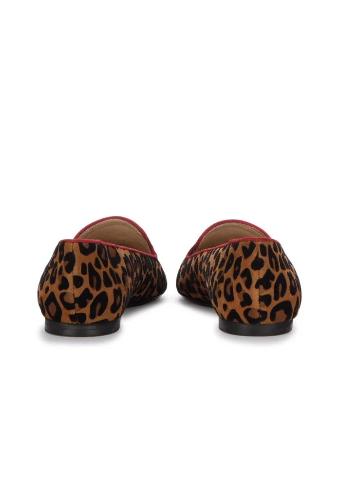 IL BORGO FIRENZE | SCARPE BASSE LEOPARDINO MARRONE NERO ROSSO Black Friday Prezzi