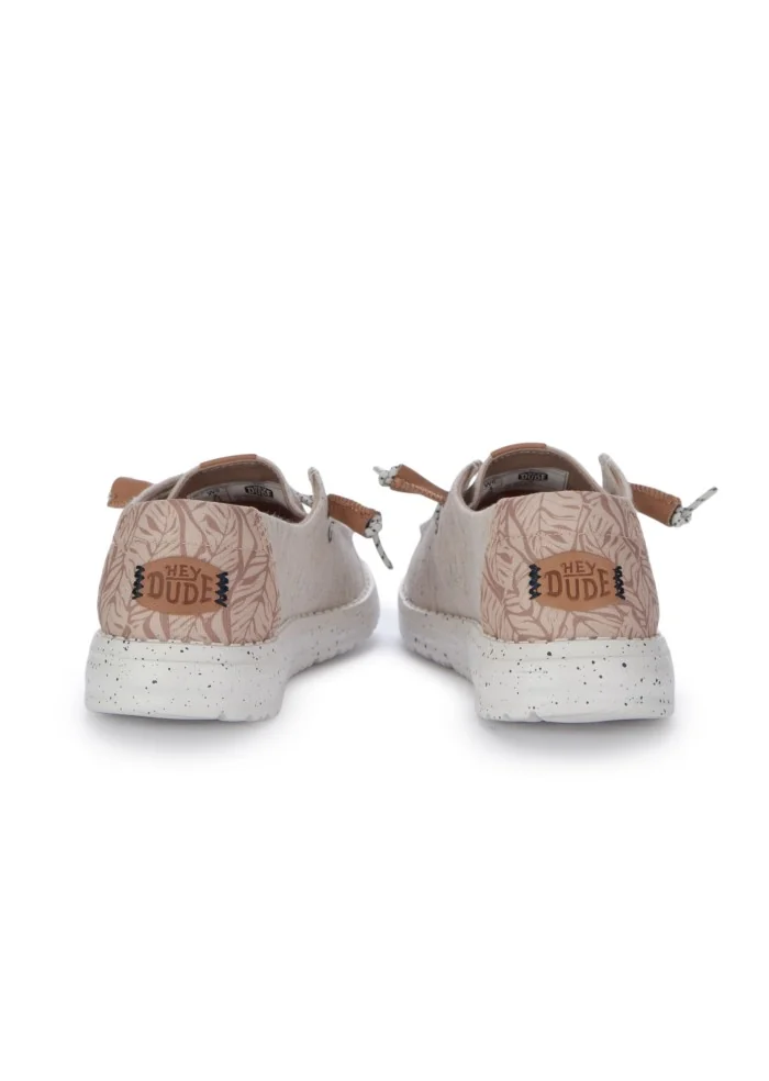 HEY DUDE | SCARPE BASSE WENDY HEATHERED SLUB TROPICAL BEIGE Qualità