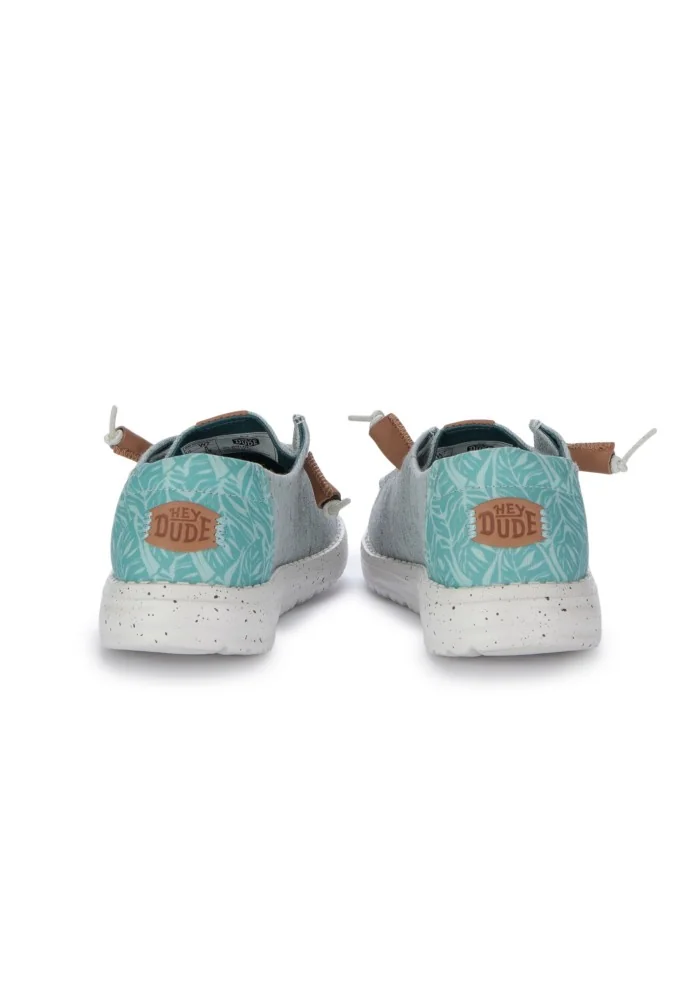 HEY DUDE | SCARPE BASSE WENDY HEATHERED SLUB TROPICAL TURCHESE Vendita