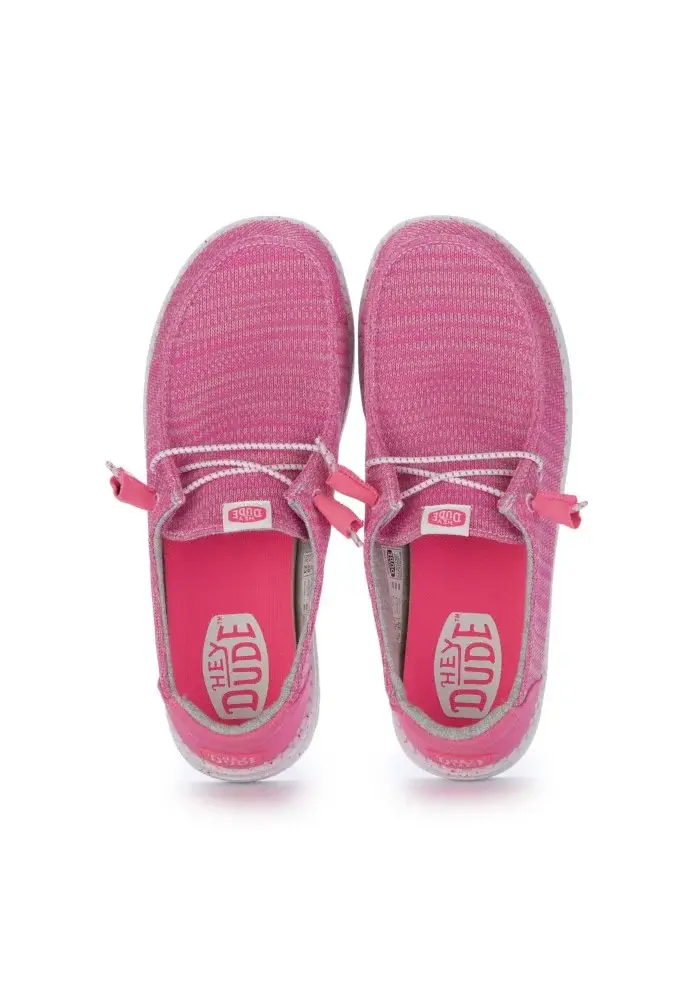 HEY DUDE | SCARPE BASSE WENDY SPORT MESH FUCSIA Soddisfazione Garantita