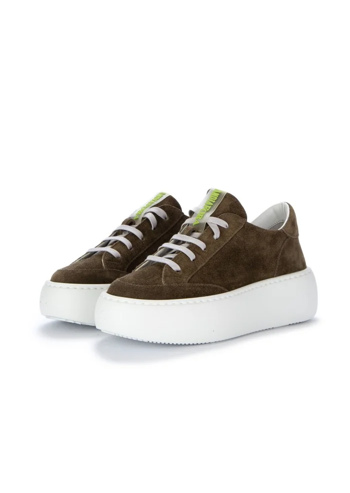 ANDIA FORA | SNEAKERS IZAR CAMOSCIO VERDE Negozi Online
