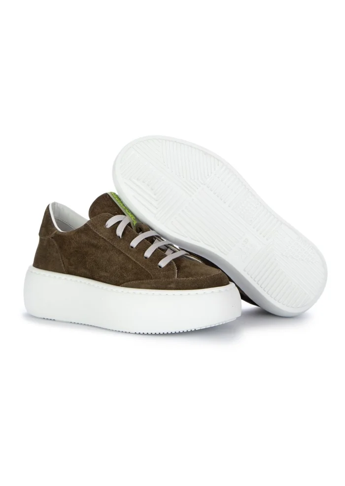 ANDIA FORA | SNEAKERS IZAR CAMOSCIO VERDE Negozi Online