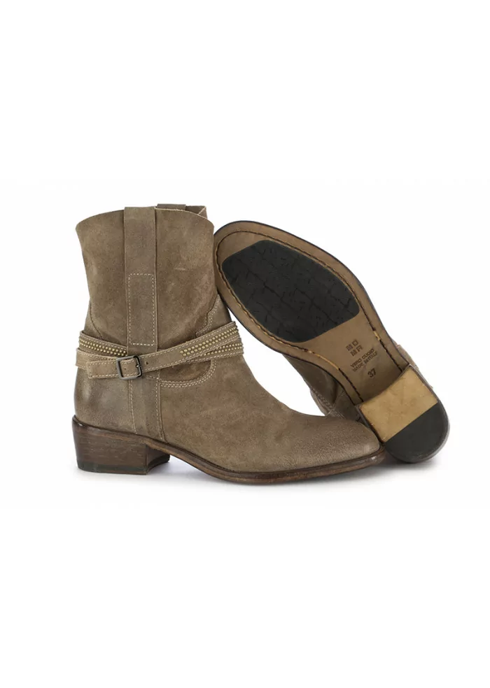 MOMA | STIVALI DONNA TACCO 4CM SCAMOSCIATO GRIGIO Consegna Veloce