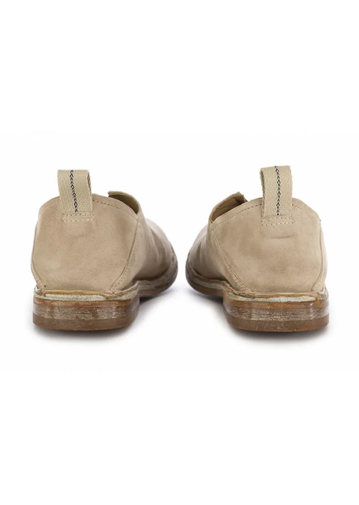 MOMA | SCARPA PANTOFOLA SCAMOSCIATO GRIGIO BEIGE Promozione Limitata