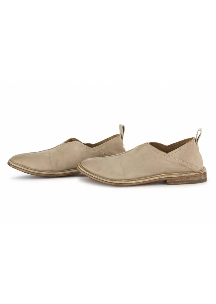 MOMA | SCARPA PANTOFOLA SCAMOSCIATO GRIGIO BEIGE Promozione Limitata