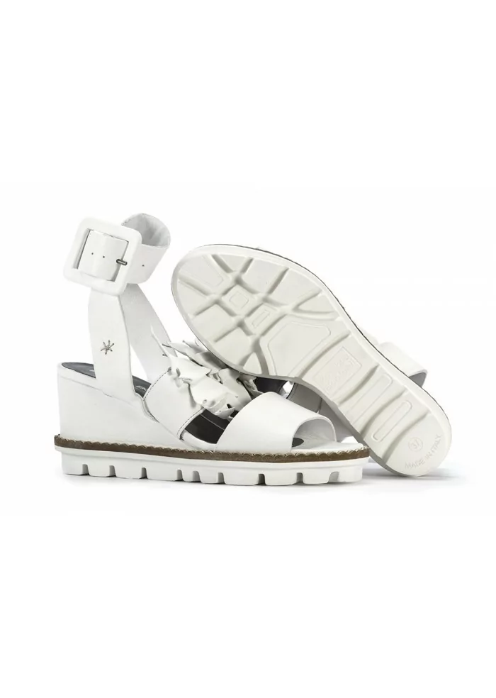 SANDALI ZEPPA DONNA PATRIZIA BONFANTI | TIARA LEAF BIANCO Offerta