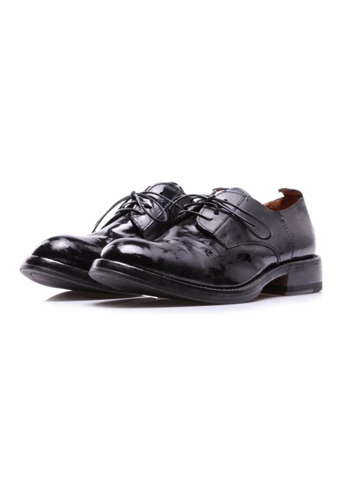 MOMA | SCARPE ALLACCIATE PLUS IN PELLE NERO Vendita Economica