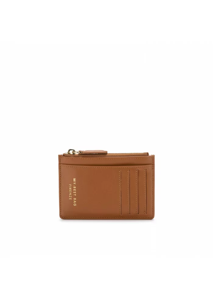 MY BEST BAG | PORTA CARTE PELLE MARRONE CAMMELLO Comprane uno, ottenene uno gratis