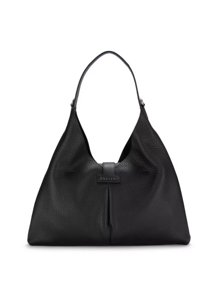 ORCIANI | BORSA A SPALLA VITA SOFT NERO Enormi risparmi