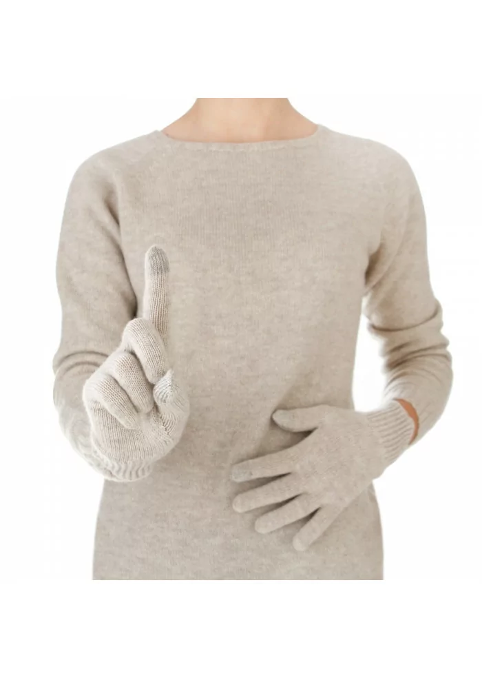 GUANTI DONNA RIVIERA CASHMERE | 108 DT TOUCH BEIGE Promozione temporanea