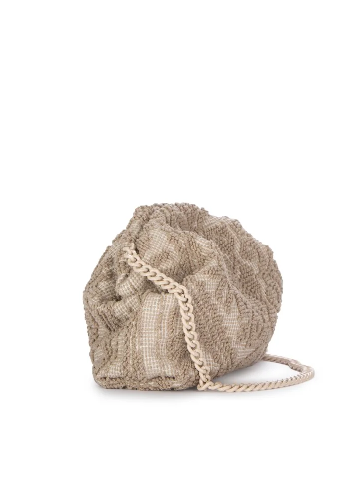 LE DAF | BORSA A TRACOLLA PICCOLA OLBIA BEIGE Fino al 65% di sconto