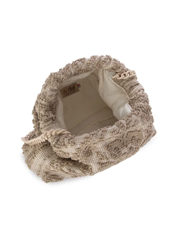 LE DAF | BORSA A TRACOLLA PICCOLA OLBIA BEIGE Fino al 65% di sconto