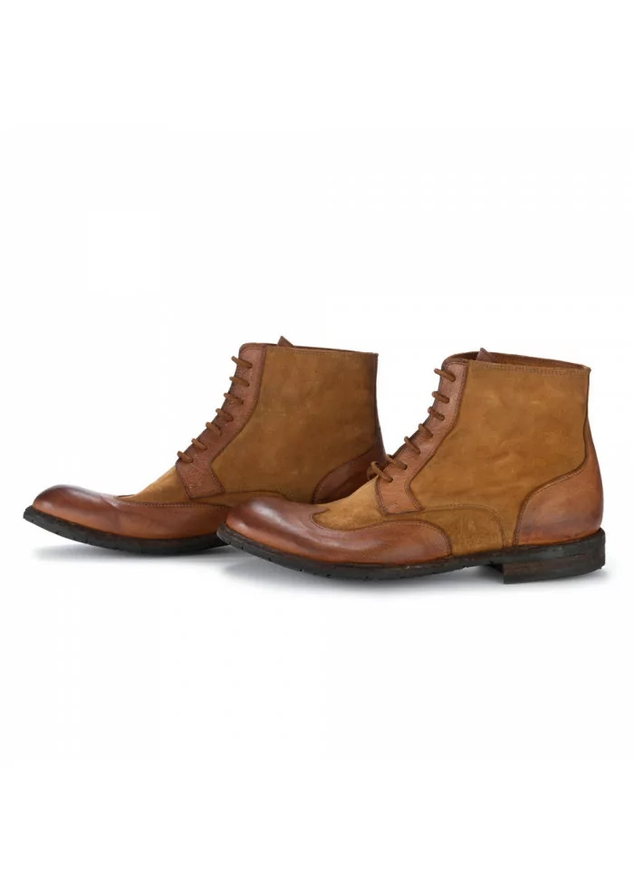 MANOVIA 52 | STIVALI ALLACCIATI 8572 VELOUR 541 MARRONE Enormi sconti