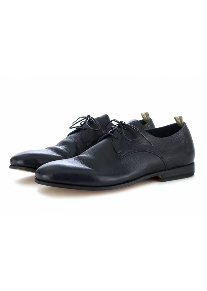OFFICINE CREATIVE | SCARPE ALLACCIATE FODERATE IN PELLE BLU Esporta salva