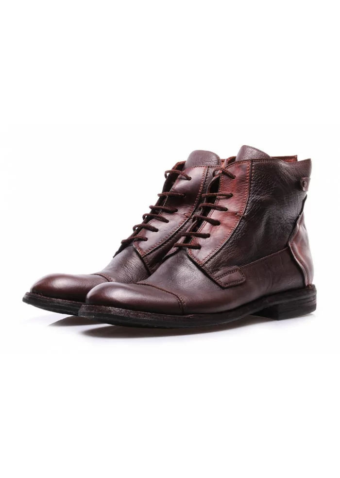 MANOVIA 52 | STIVALE STRINGATO PELLE MARRONE