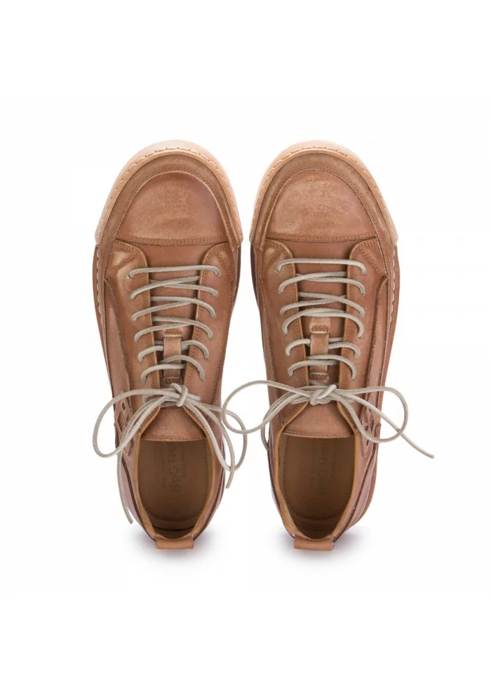 BNG REAL SHOES | SNEAKERS EFFETTO VINTAGE "LA SABBIA" MARRONE In Linea