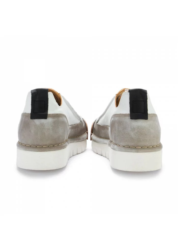 BnG REAL SHOES | SNEAKERS "LA MOKACCINO" BIANCO GRIGIO Nuovo