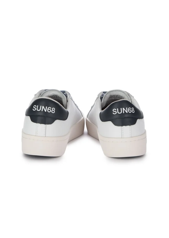 SUN68 | SNEAKERS STREET LEATHER BIANCO Qualità Garantita