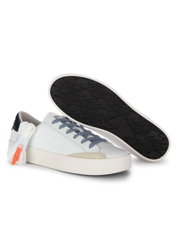 SUN68 | SNEAKERS STREET LEATHER BIANCO Qualità Garantita