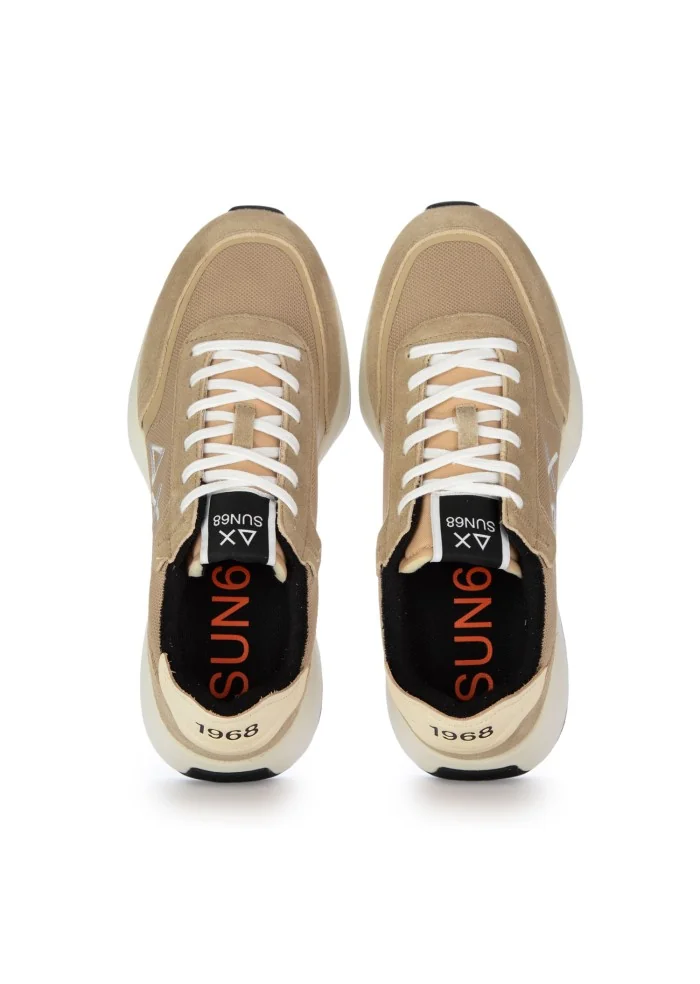 SUN68 | SNEAKERS CHAN MESH BEIGE Acquista Ora