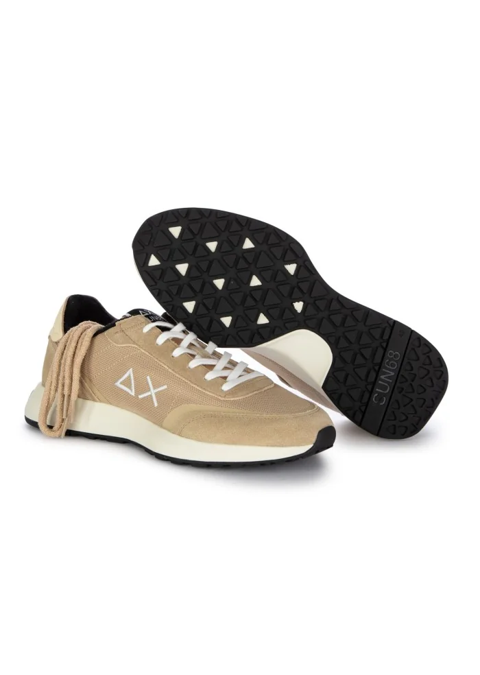 SUN68 | SNEAKERS CHAN MESH BEIGE Acquista Ora