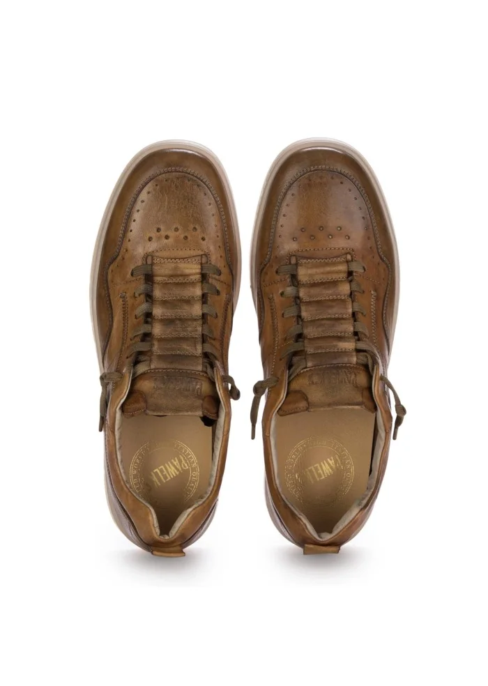 PAWELK'S | SNEAKERS CRUST CUOIO MARRONE Economico