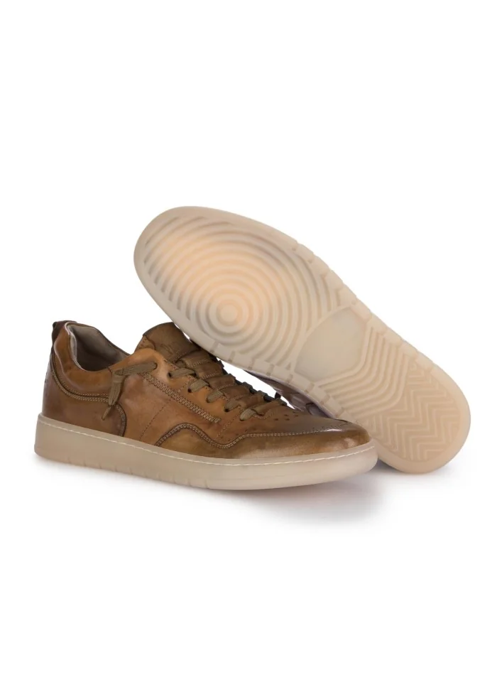 PAWELK'S | SNEAKERS CRUST CUOIO MARRONE Economico