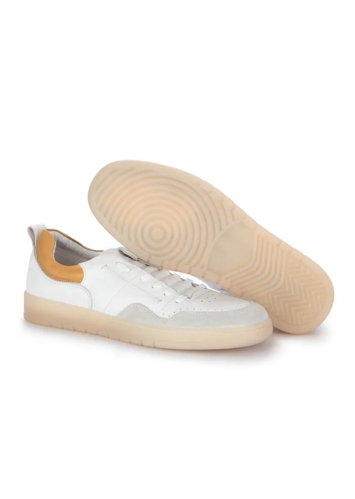 PAWELK'S | SNEAKERS CAMOSCIO VITELLO BIANCO Vendita Calda