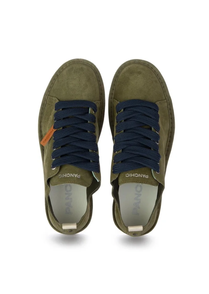 PANCHIC | SNEAKERS CAMOSCIO VERDE BLU Vendite Flash