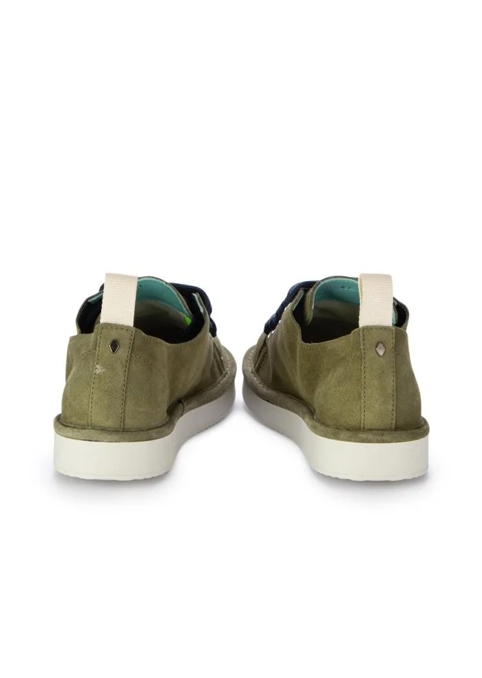 PANCHIC | SNEAKERS CAMOSCIO VERDE BLU Vendite Flash